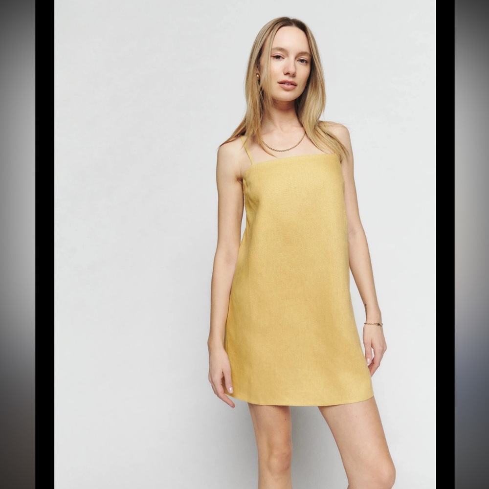 Reformation Aubree Linen Slipdress - Picture 3 of 14